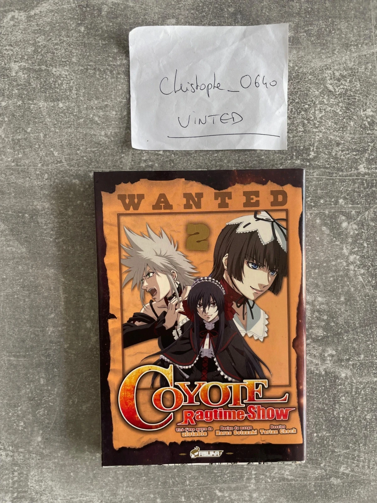 Manga Coyote ragtime tome 2  version française.